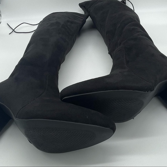 Kaptene Vanda-01 Womens Mid Heel Sueded Pointed Toe Boots - Picture 3 of 10